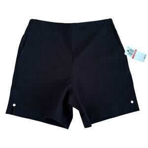 Lysse New York Black Smoothing Waistband Chino Shorts Size XS - NWT MSRP $82